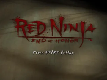 Red Ninja - End of Honor screen shot title